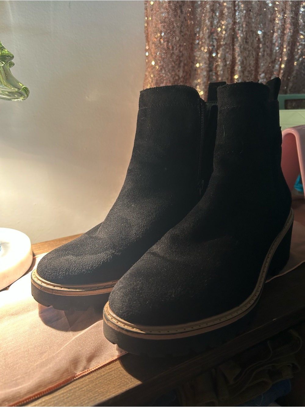 Maurice’s Black Suede Women's Ankle Boots - Classic Comfort